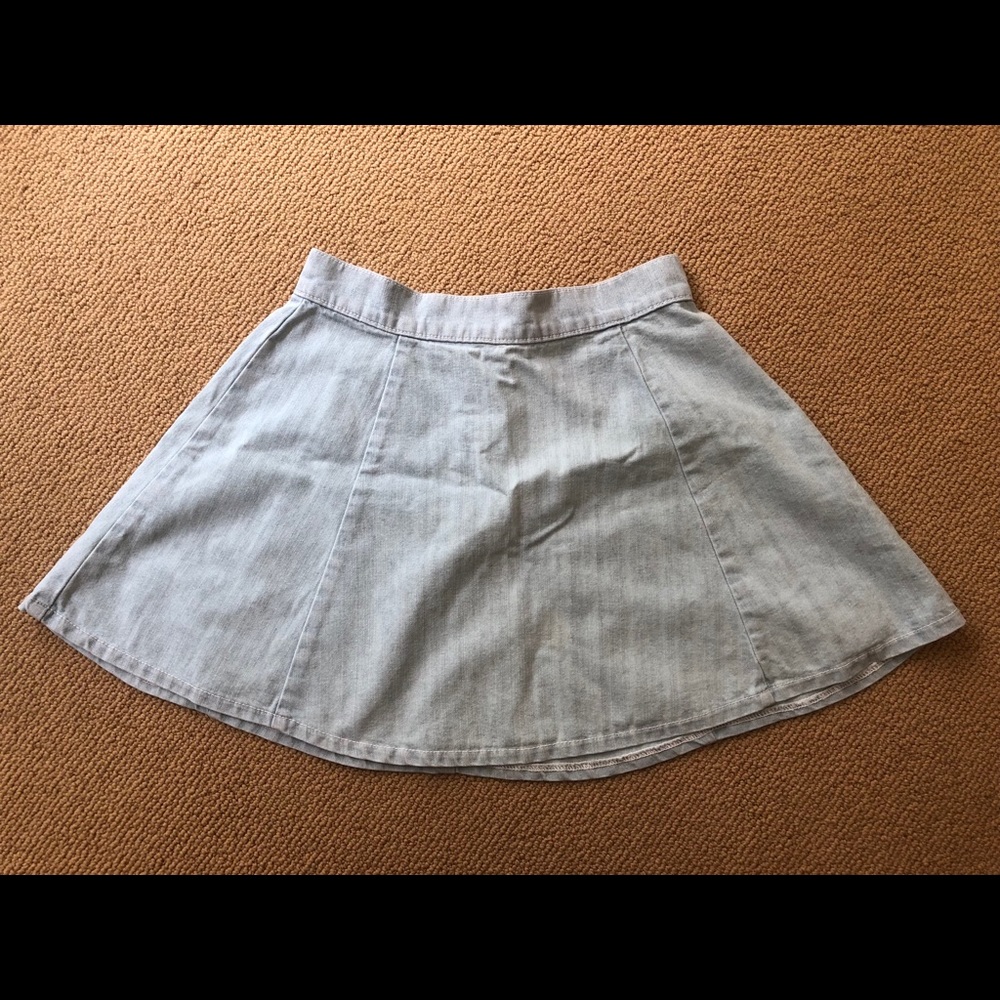 Carmar Light Denim Skater Skirt